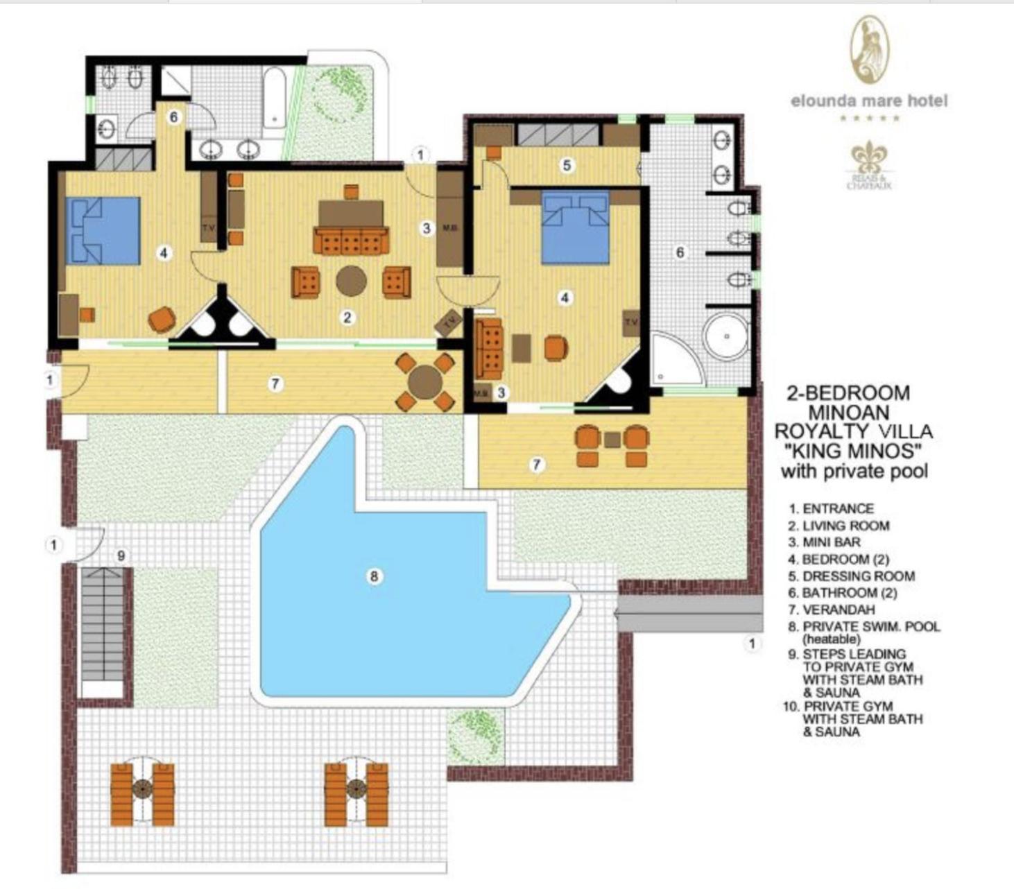 Villa 2 Chambres King Minos Royalty